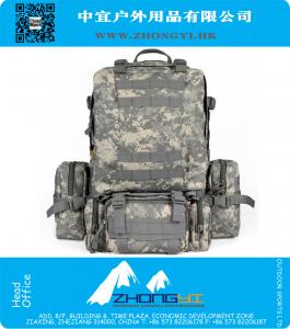 En gros Nouveau 50L Molle Tactique Assaut En Plein Air Militaire Sacs à Dos Sac de Camping Sac Grand 9 Couleur