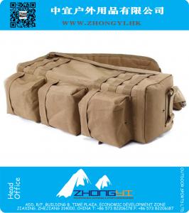 Comercio al por mayor hombre camo militar messenger bag pack Airborne lienzo hombro táctico inclinado bolsa de viaje mountain cities kit bag
