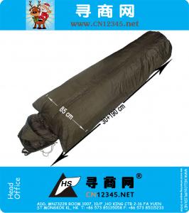Sac de couchage portatif militaire imperméable à l'eau d'hiver