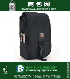 XXL Boy Molle Askeri Taktik Koşu Siyah Seyahat Spor Dildolu paket Bel çantası 5,7 inç çanta