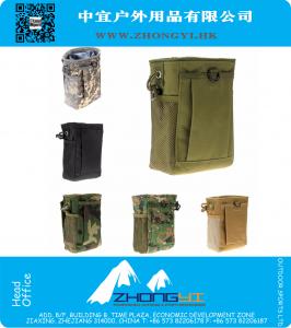 Military Molle Belt Tactical Magazine Dump Drop Reloader Bolsa Bolsa Utilitário Hunting Magazine Pouch